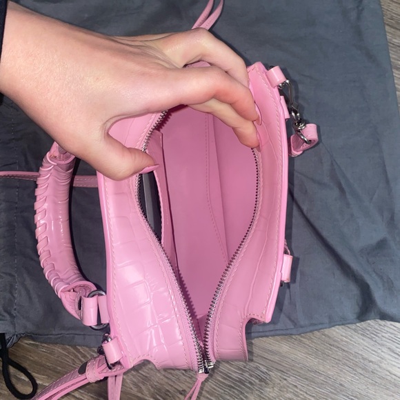 Balenciaga- Neo classic city bag crocodile embossed leather mini - Picture 9 of 14